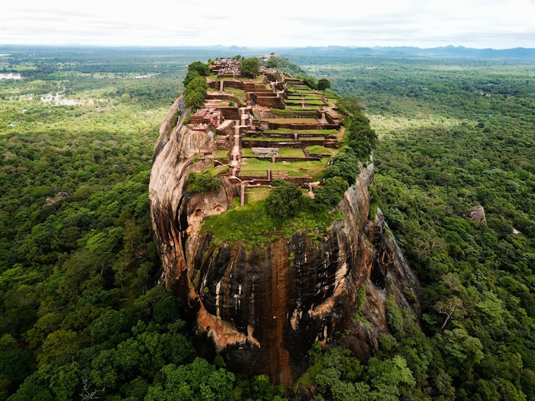 View across Sri Lanka's Cultural Triangle